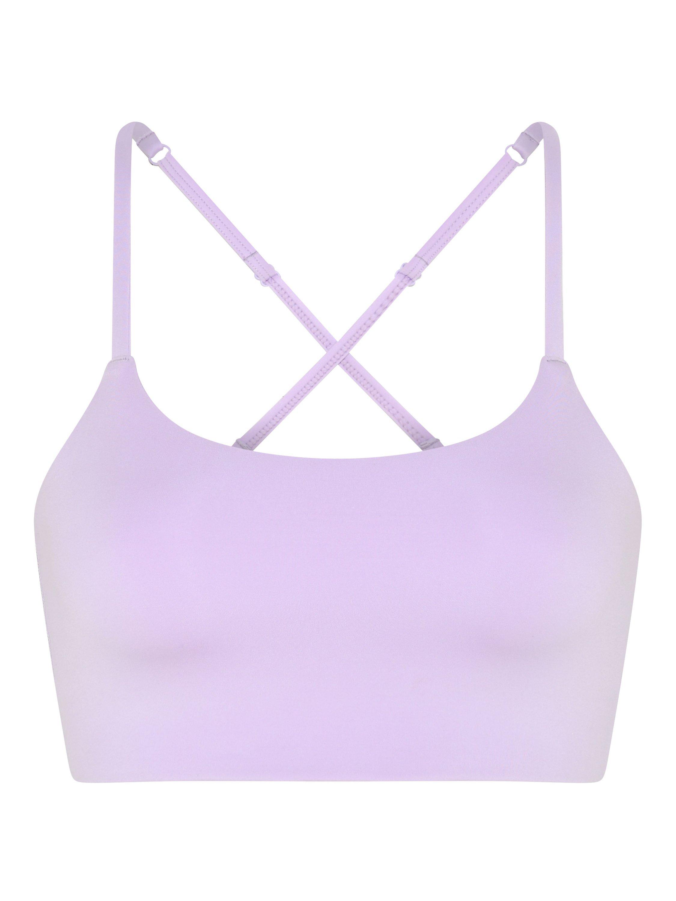 Girlfriend Collective Juliet Float Strappy Sports Bra, Wisteria
