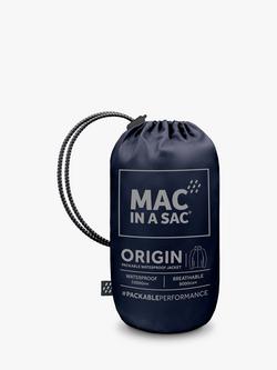 Mac In A Sac Origin II Unisex Packable Waterproof Jacket - view 2, Navy