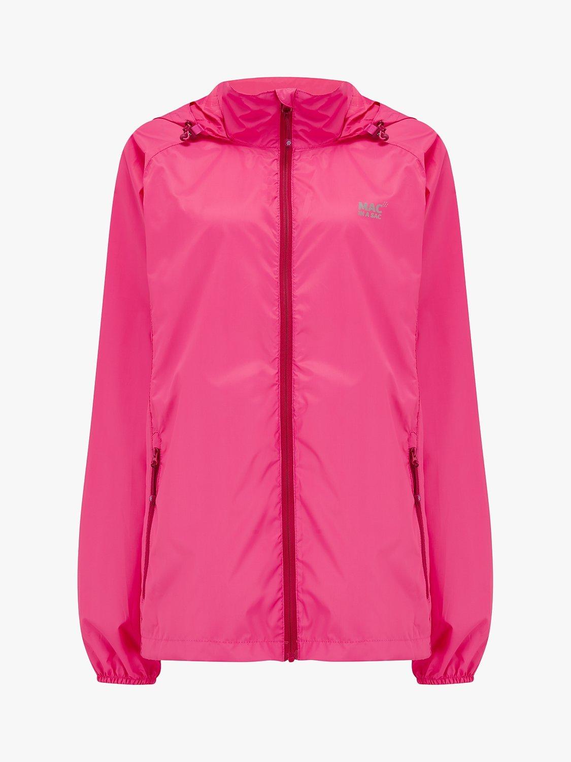 Mac In A Sac Origin II Unisex Packable Waterproof Jacket Pink