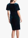 Gina Bacconi Kadie Velvet Knee Length Dress