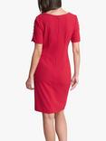 Gina Bacconi Reid Embellished Sleeve Stretch Crepe Dress, Red