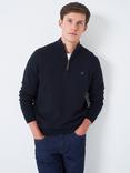 Crew Clothing Organic Cotton Half-Zip Jumper