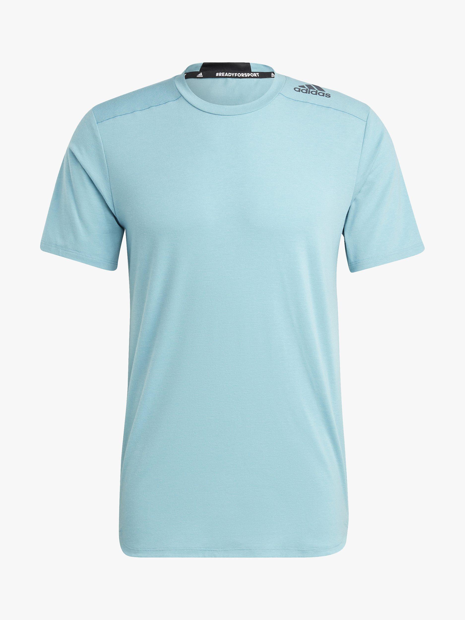 adidas Designed For Training Gym Top, Preloved Blue, L