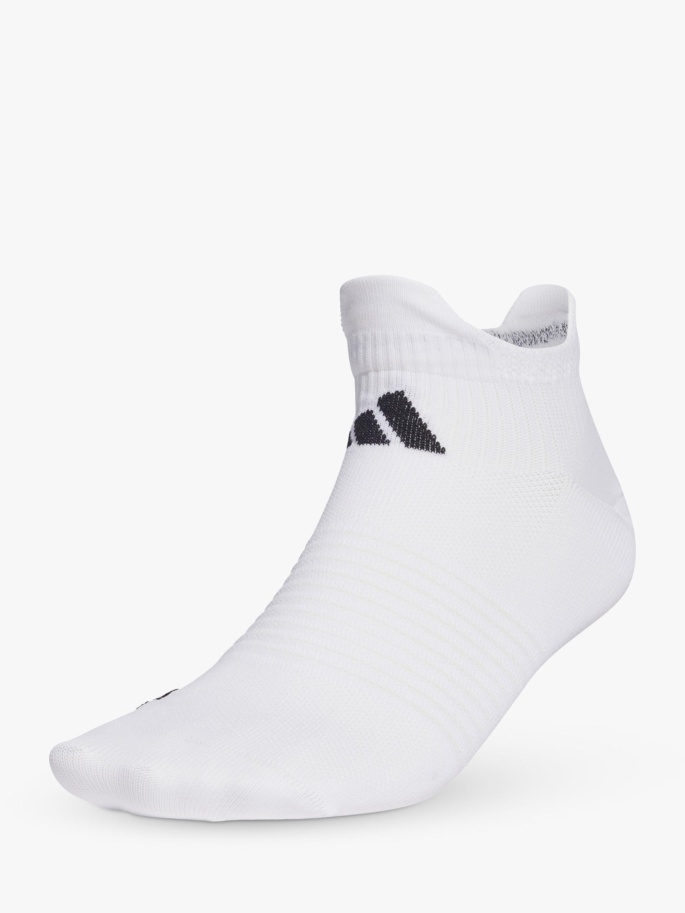adidas Designed 4 Sport Performance Low Socks, White/Black