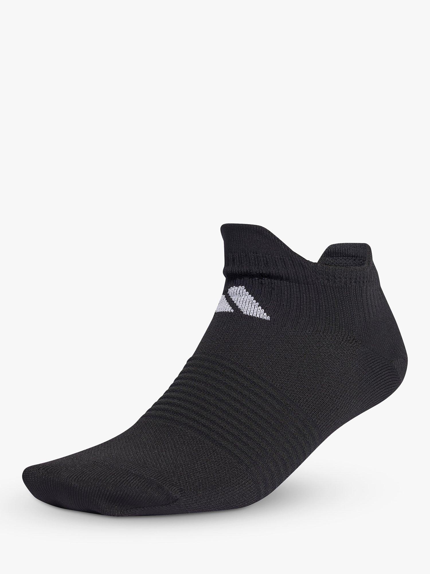 adidas Designed 4 Sport Performance Low Socks, Black/White, 8.5-10