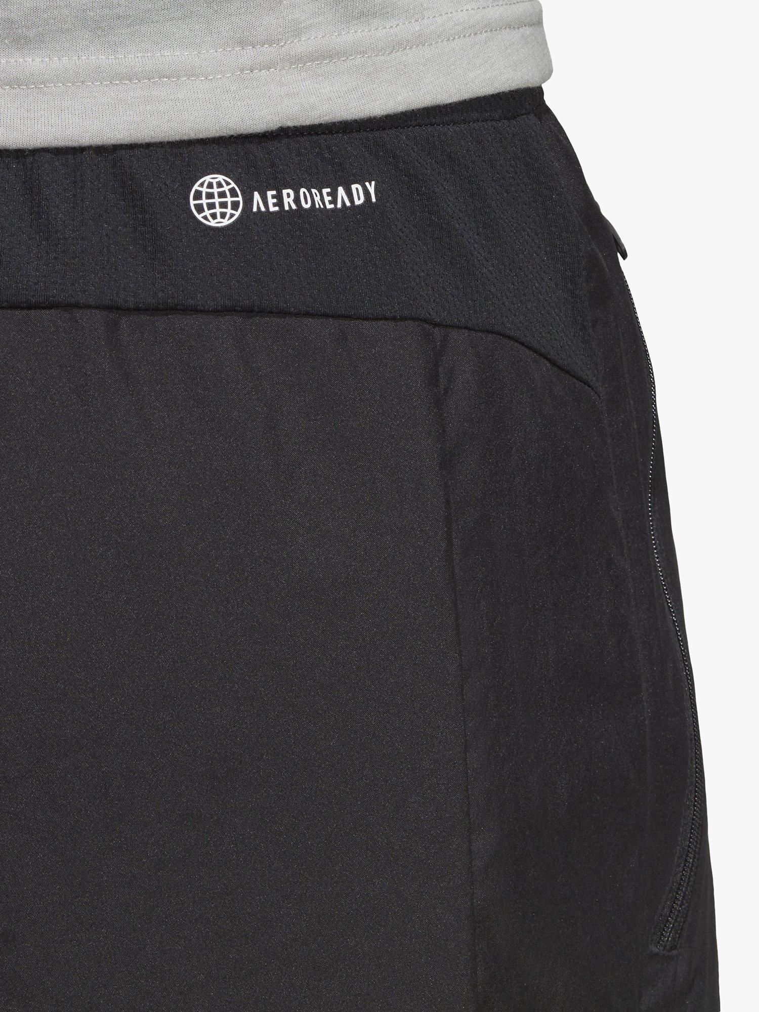 Product image 3 of 3, which shows adidas Train Essentials Woven Recycled Gym Shorts, Black/White, S