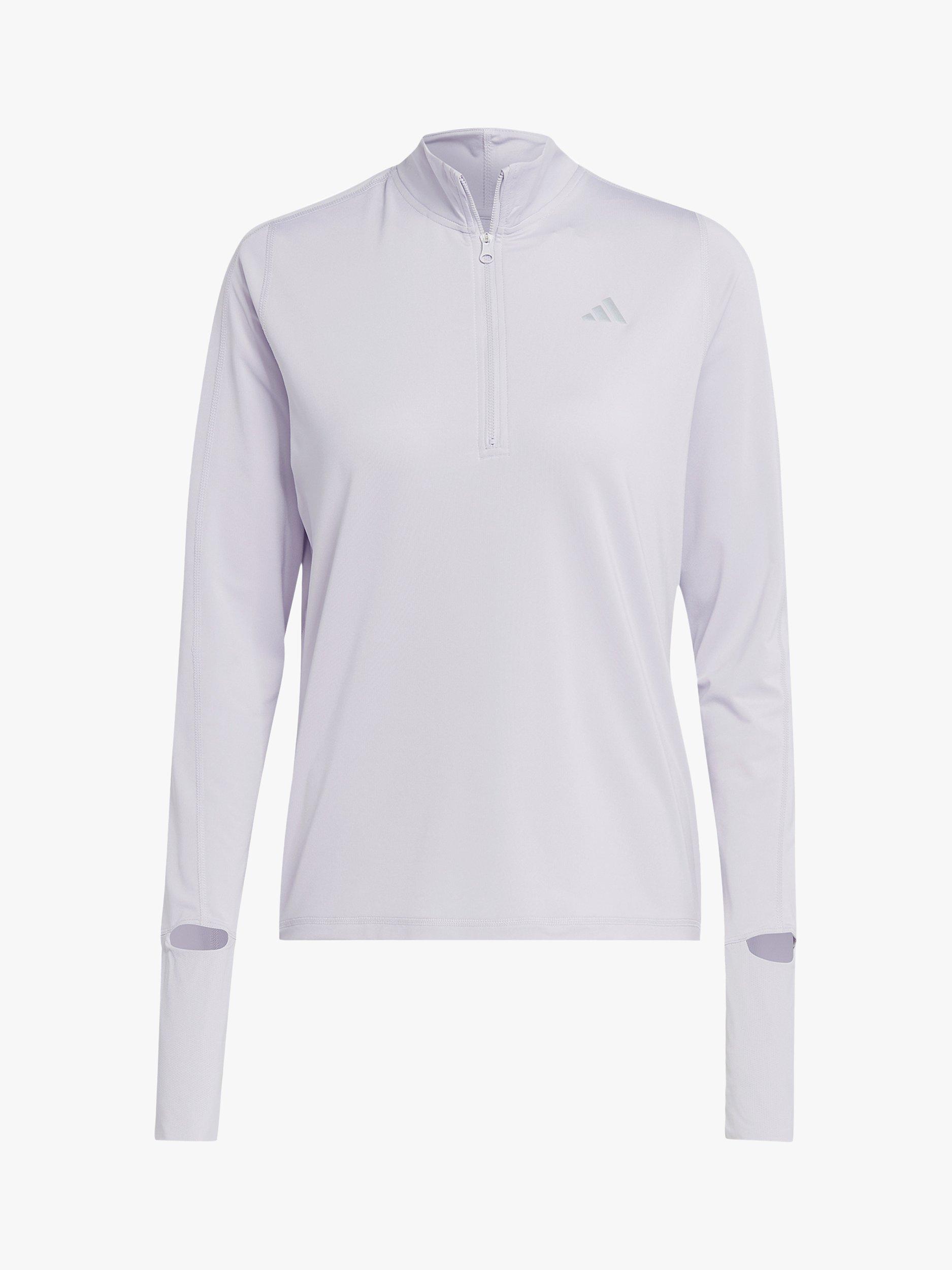 adidas Fast Running Half-Zip Long Sleeve Top