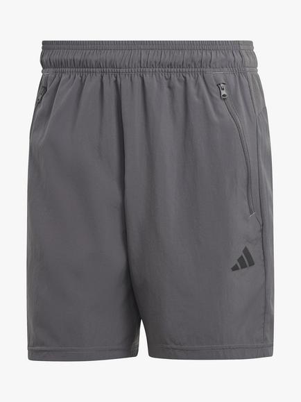 adidas Train Essentials Woven Recycled Gym Shorts, Grey Five/Black