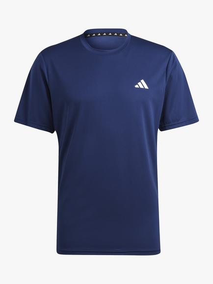adidas Train Essentials Recycled Gym Top, Dark Blue/White