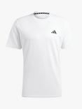 adidas Train Essentials Recycled Gym Top, White/Black