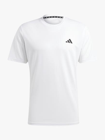 adidas Train Essentials Recycled Gym Top, White/Black