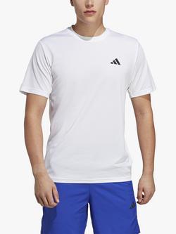 adidas Train Essentials Recycled Gym Top - view 2, White/Black