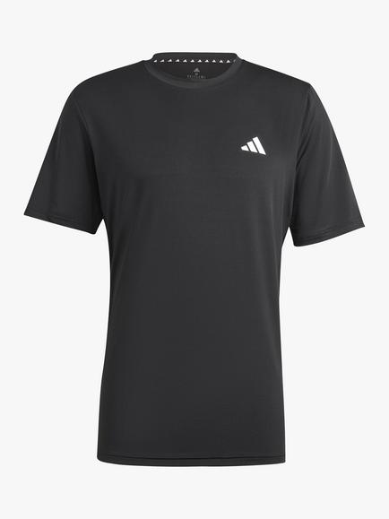 adidas Train Essentials Stretch Recycled Gym Top, Black/White