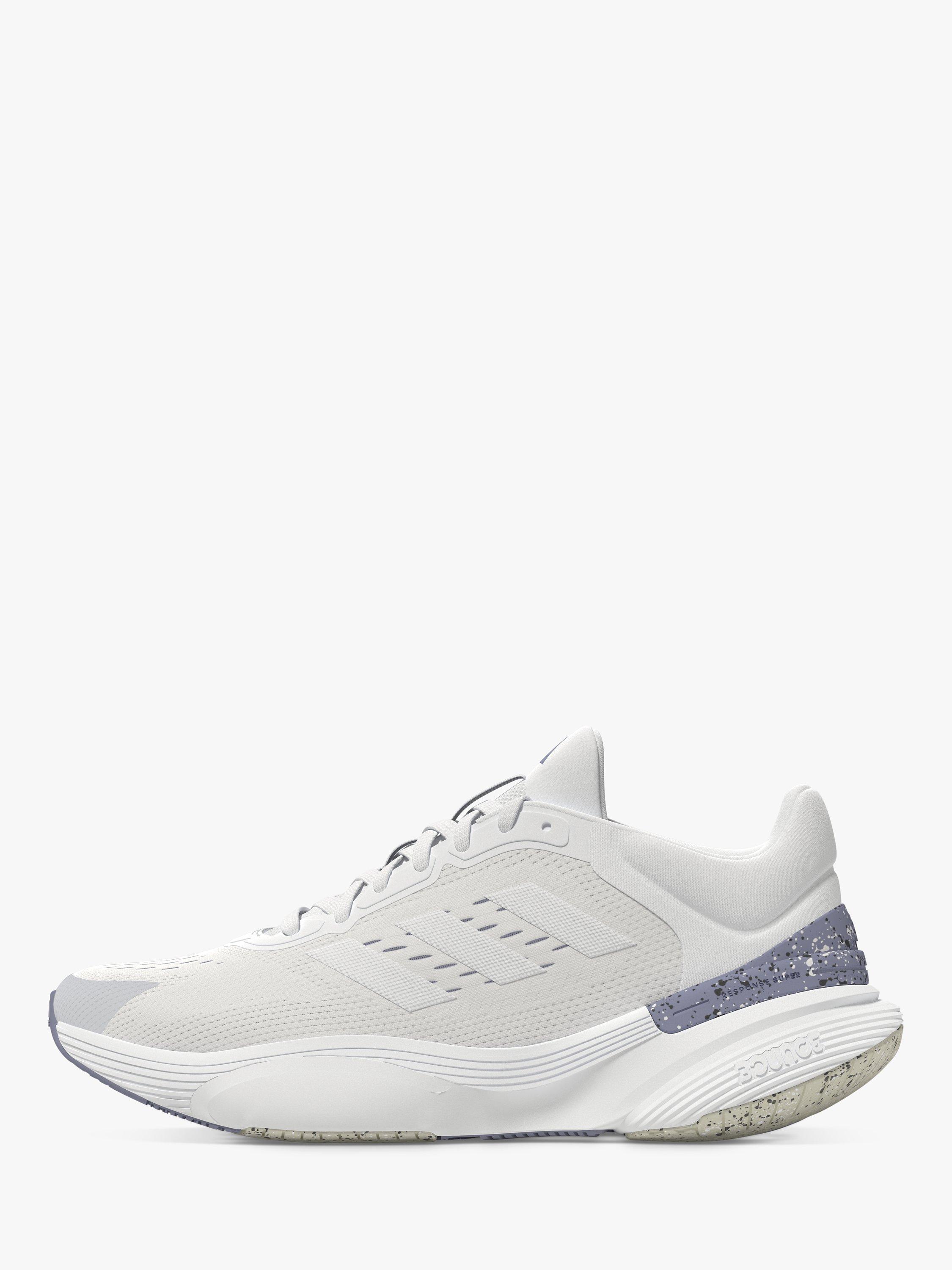adidas Response Super 3.0 Women's Running Shoes, Cloud White/Cloud White/Silver Violet, 6.5