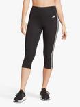 adidas Train Essentials 3-Stripes High-Waisted 3/4 Leggings