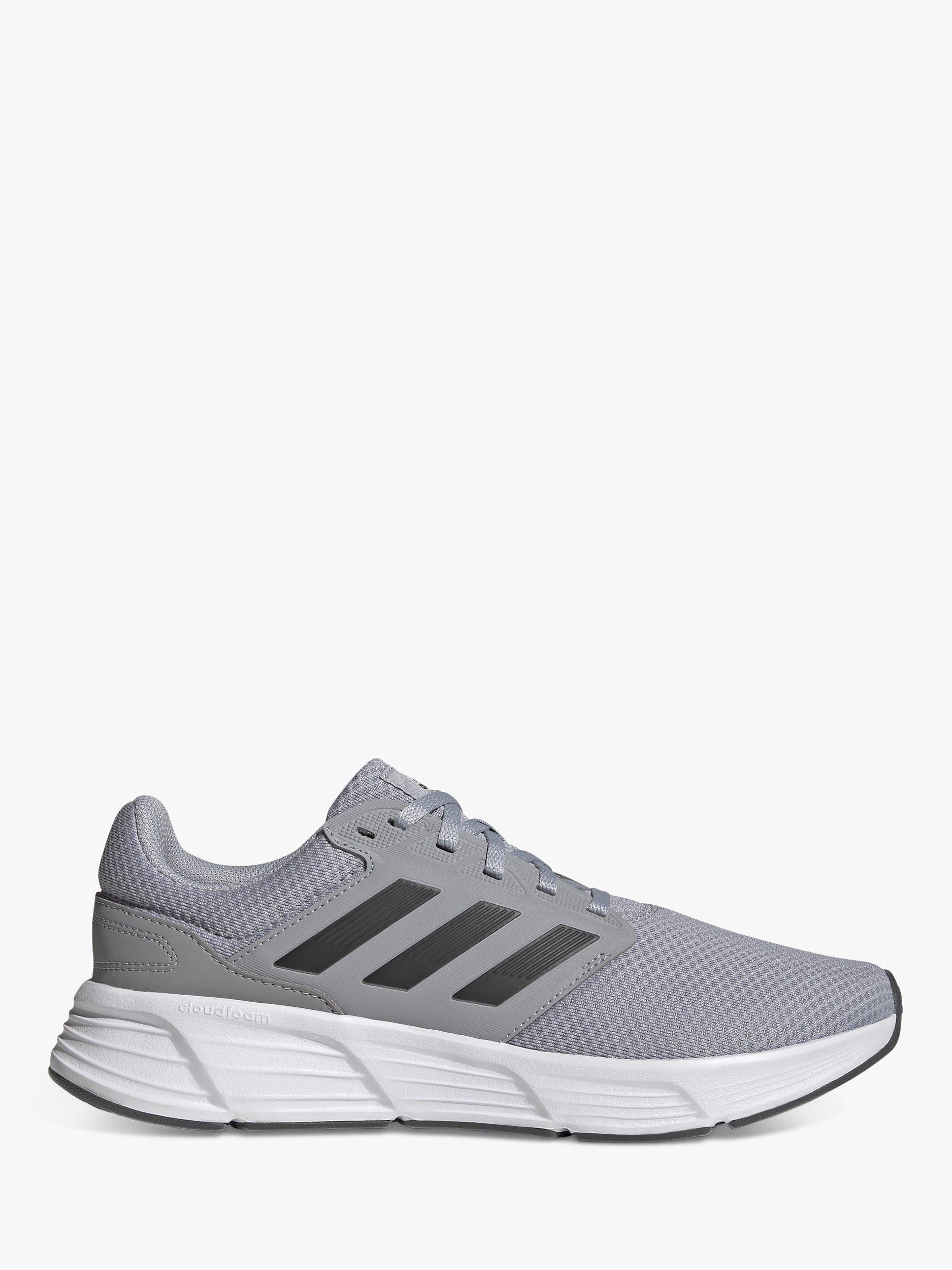 adidas Galaxy 6 Men's Running Shoes, Halo Silver/Carbon/Cloud White, 10