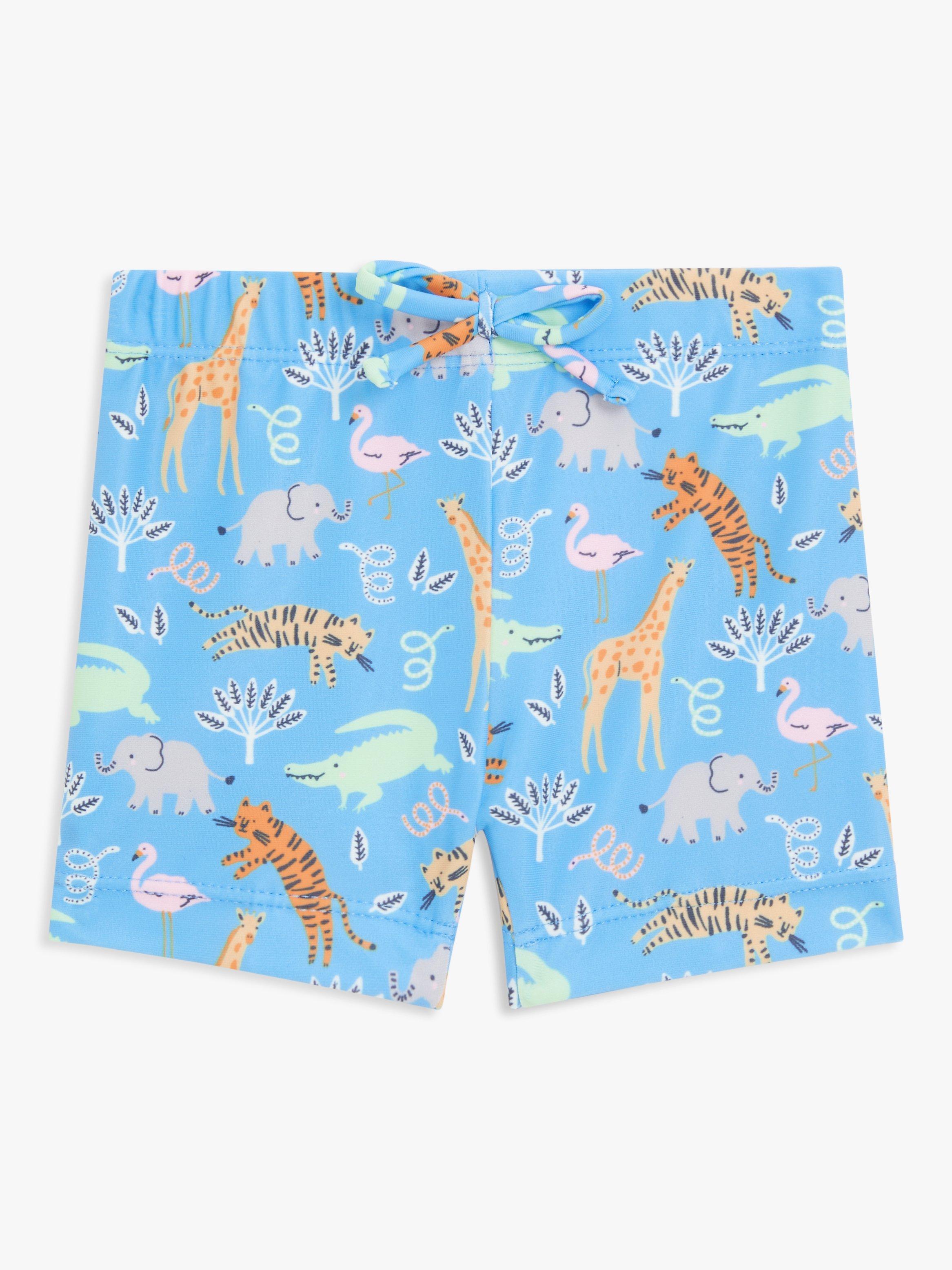 John Lewis Baby Fun Animal Swimming Trunks, Multi