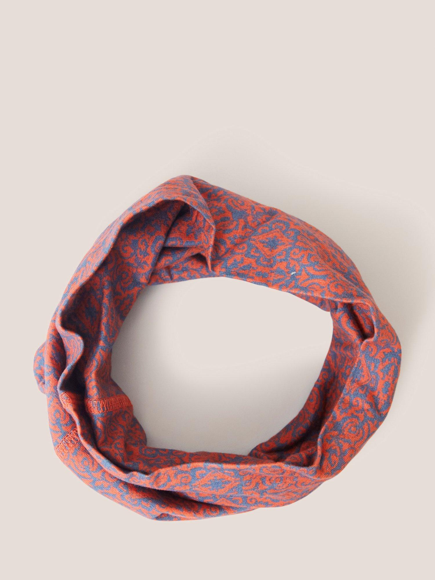 White Stuff Jersey Print Snood, Multi, One Size