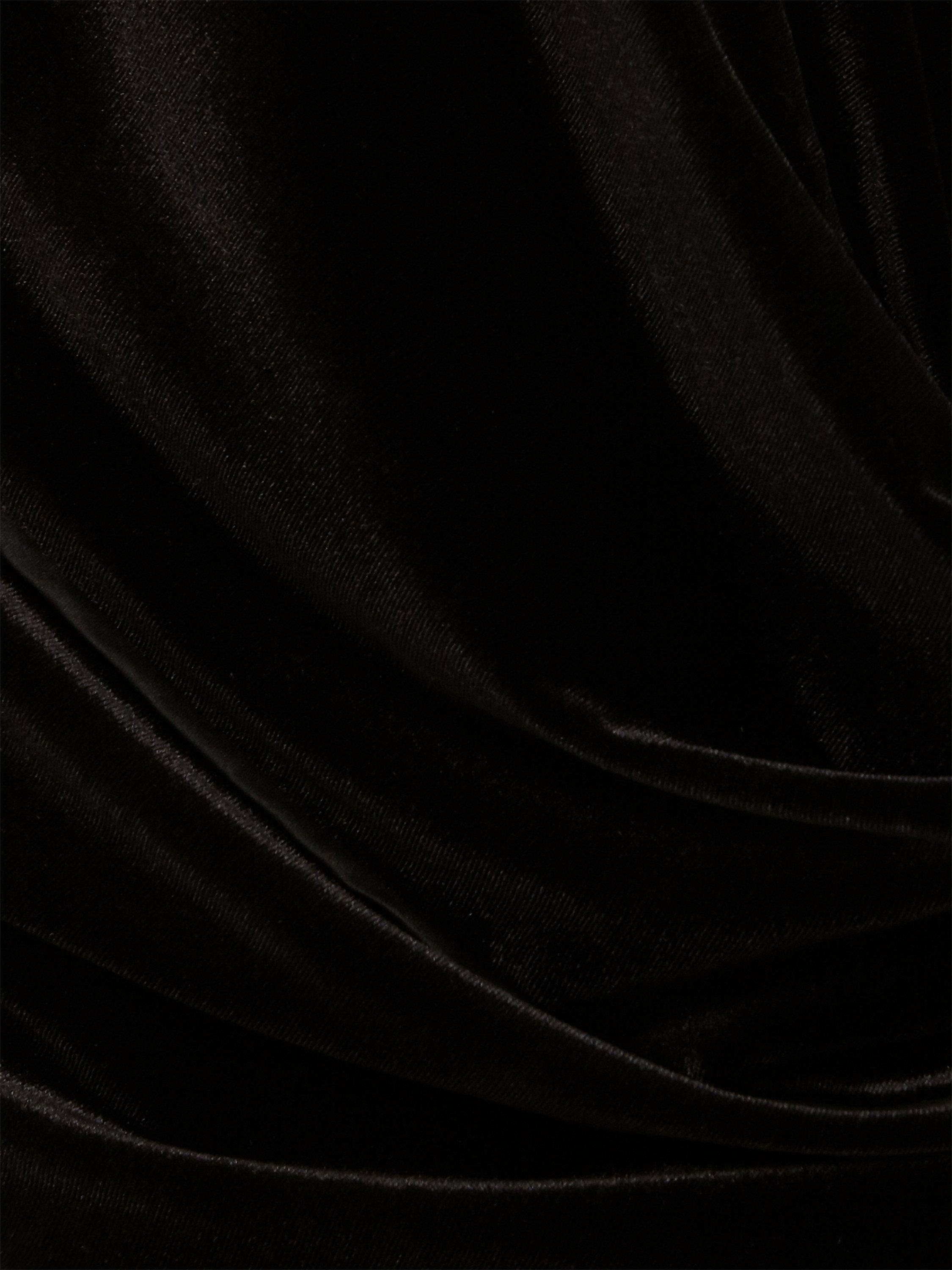 Product image 5 of 6, which shows Hobbs Josie Velvet Mini Dress, Black, 8