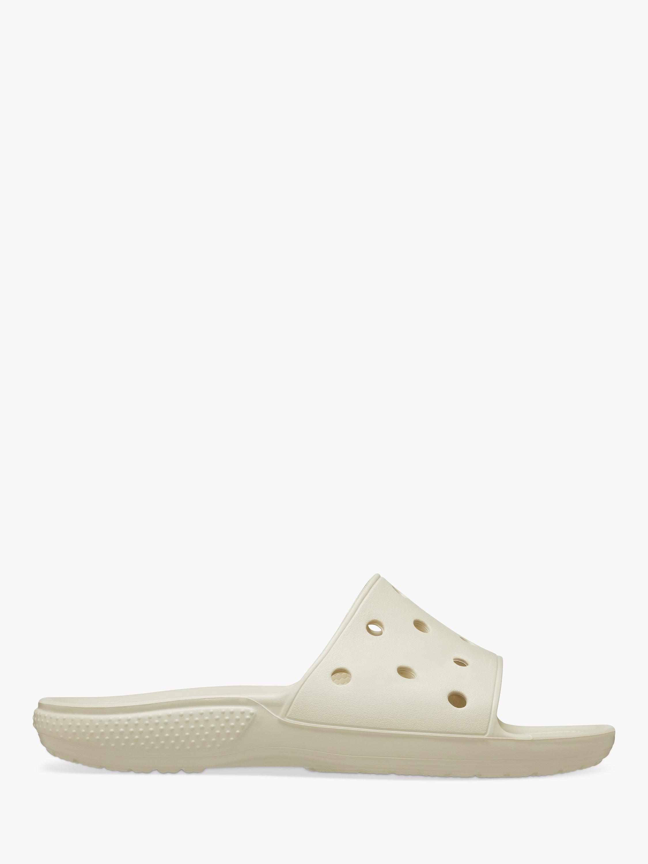 Crocs Classic Slider Sandals, Bone