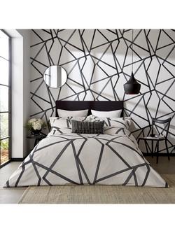 Harlequin Sumi Bedding, Steel