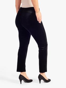 chesca Velvet Trousers - view 2, Black