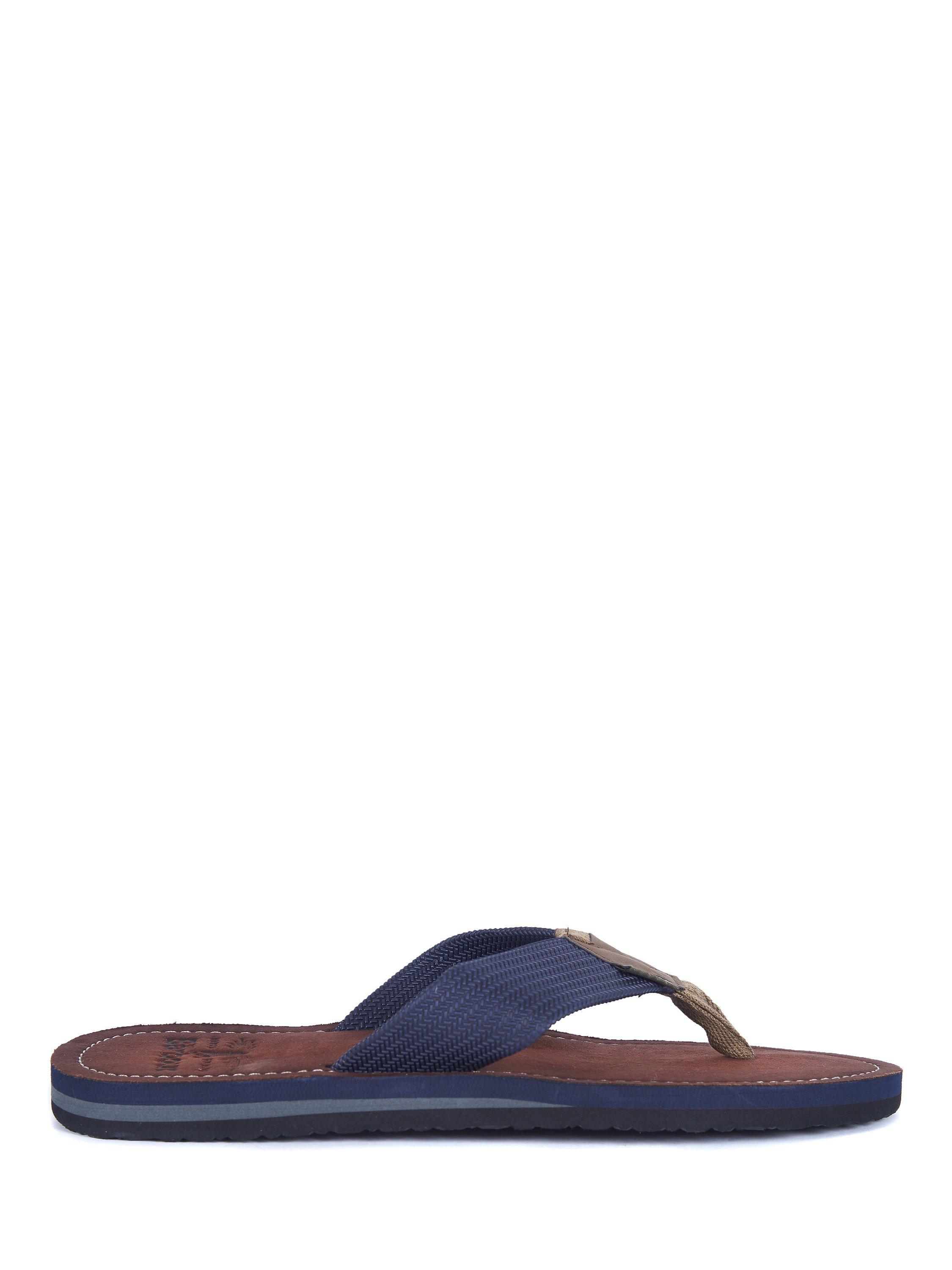 Barbour Toeman Sandals, Navy, 7