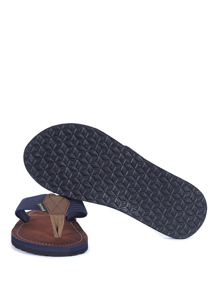 Barbour Toeman Sandals, Navy, 7