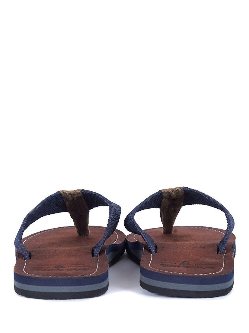 Barbour Toeman Sandals, Navy, 7