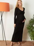 Isabella Oliver Hyacinth Maternity Maxi Dress, Caviar Black