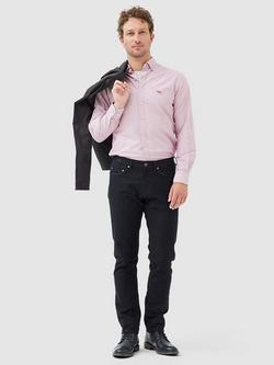 Rodd & Gunn Gunn Oxford Cotton Slim Fit Long Sleeve Shirt - view 2, Merlot