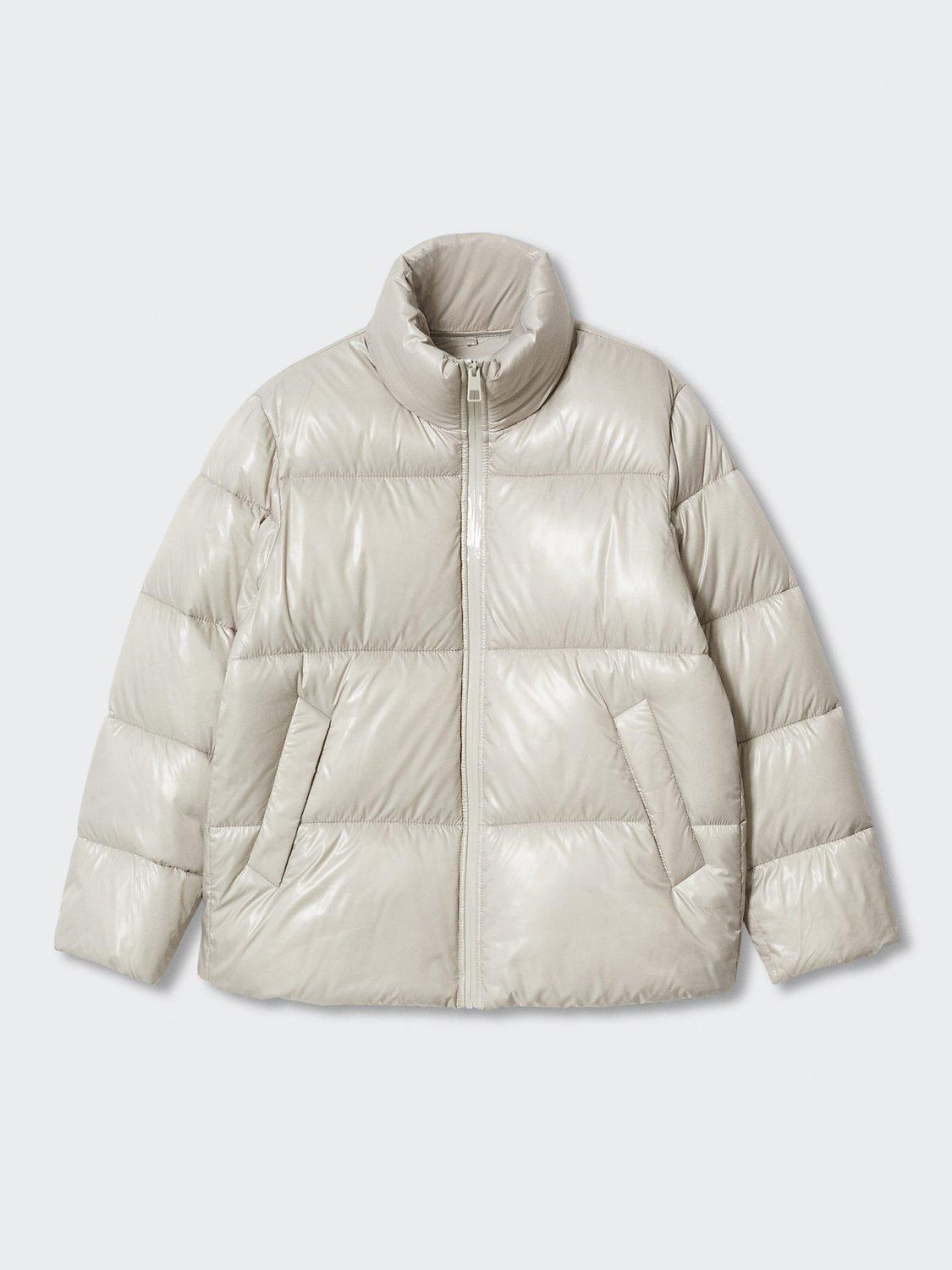 Product image 3 of 7, which shows Mango Tiramisu Quilted Jacket, Light Beige, XXS