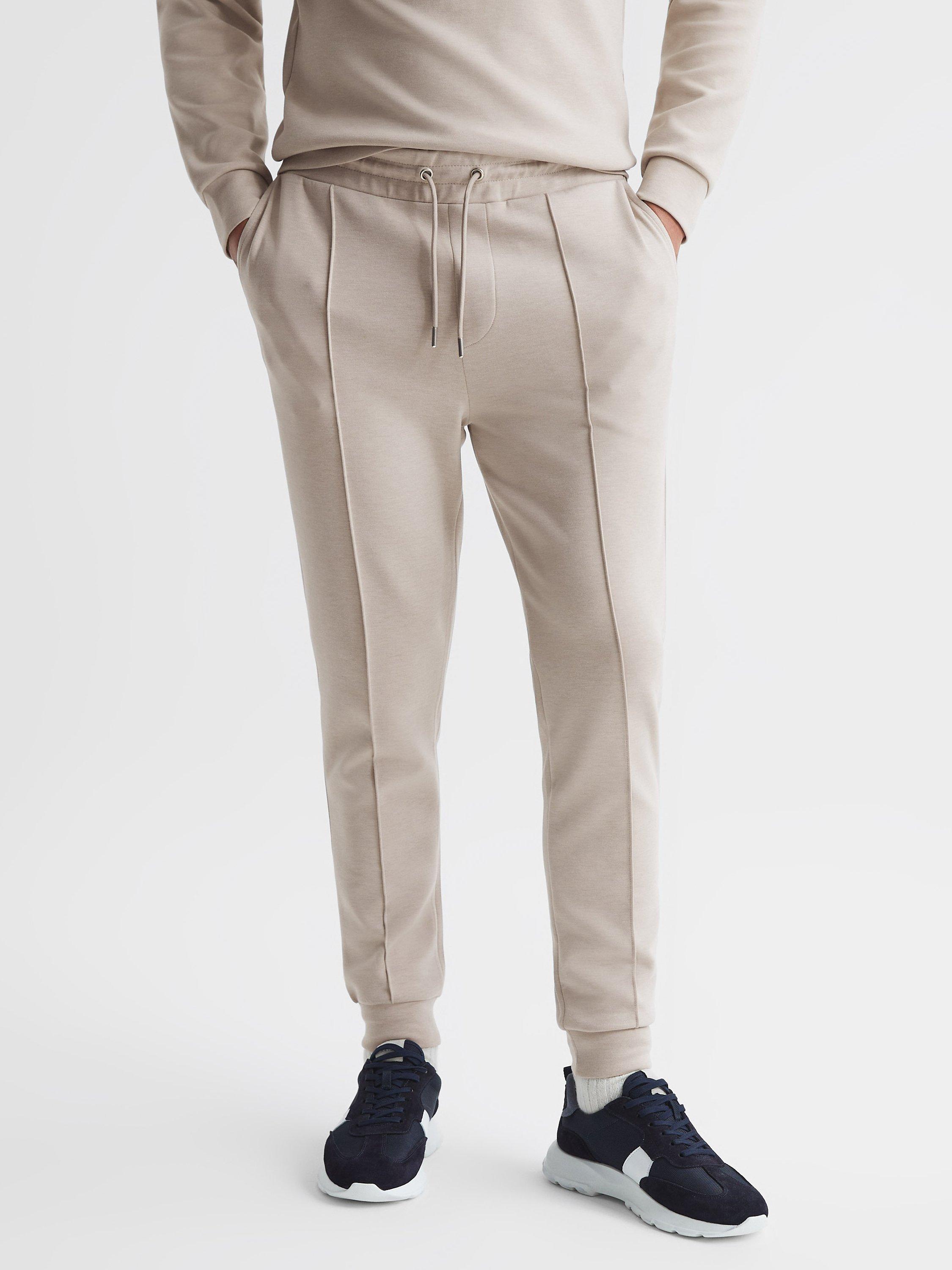 Reiss Premier Loungewear Joggers, Oatmeal