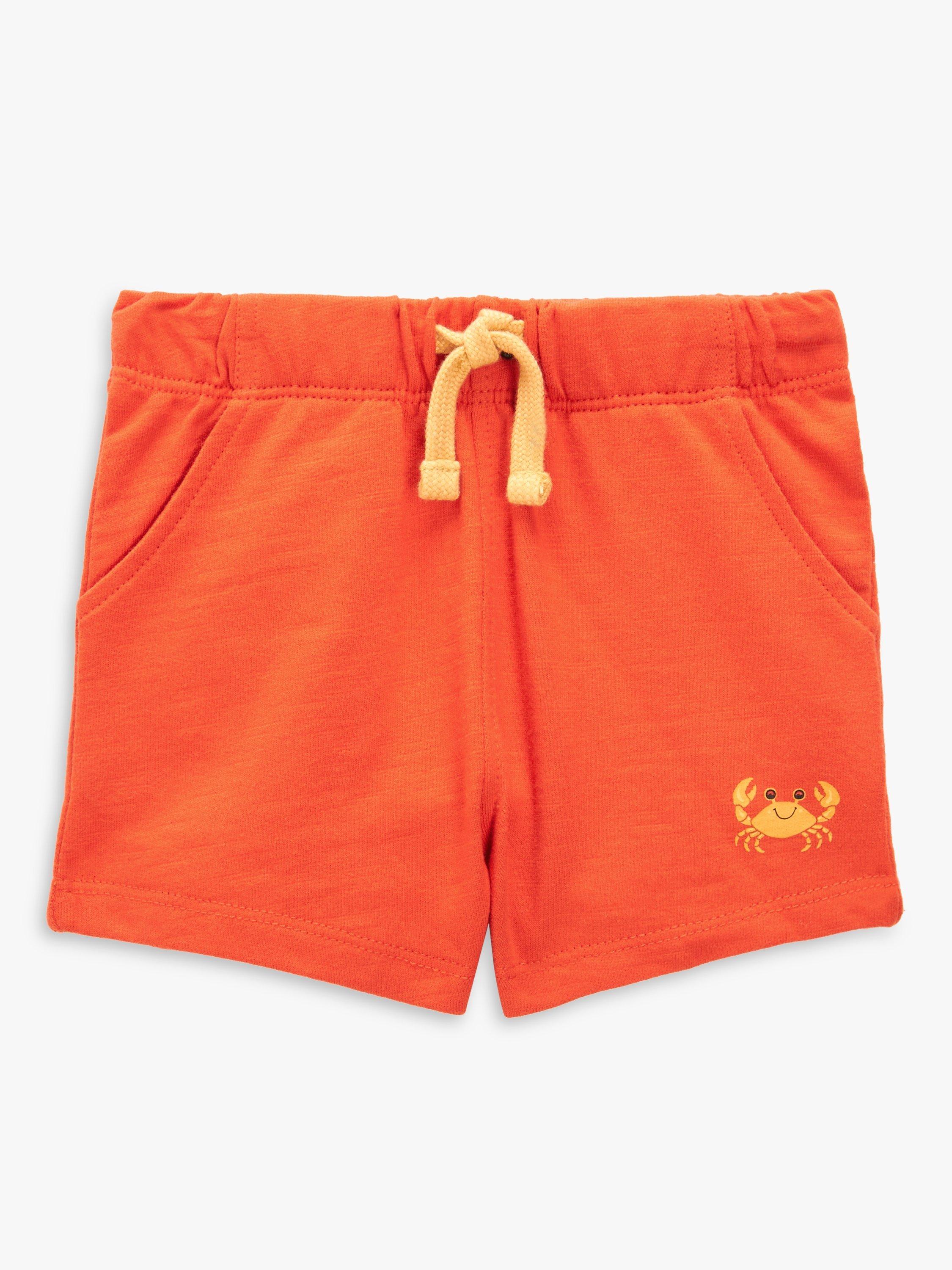 John Lewis ANYDAY Baby Crab Shorts, Red