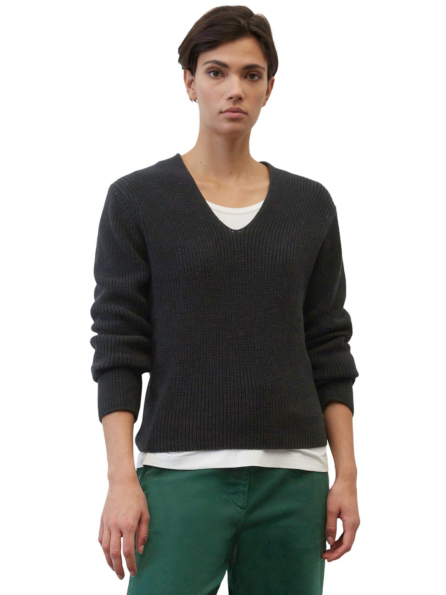 Marc O'Polo Cotton V-Neck Jumper