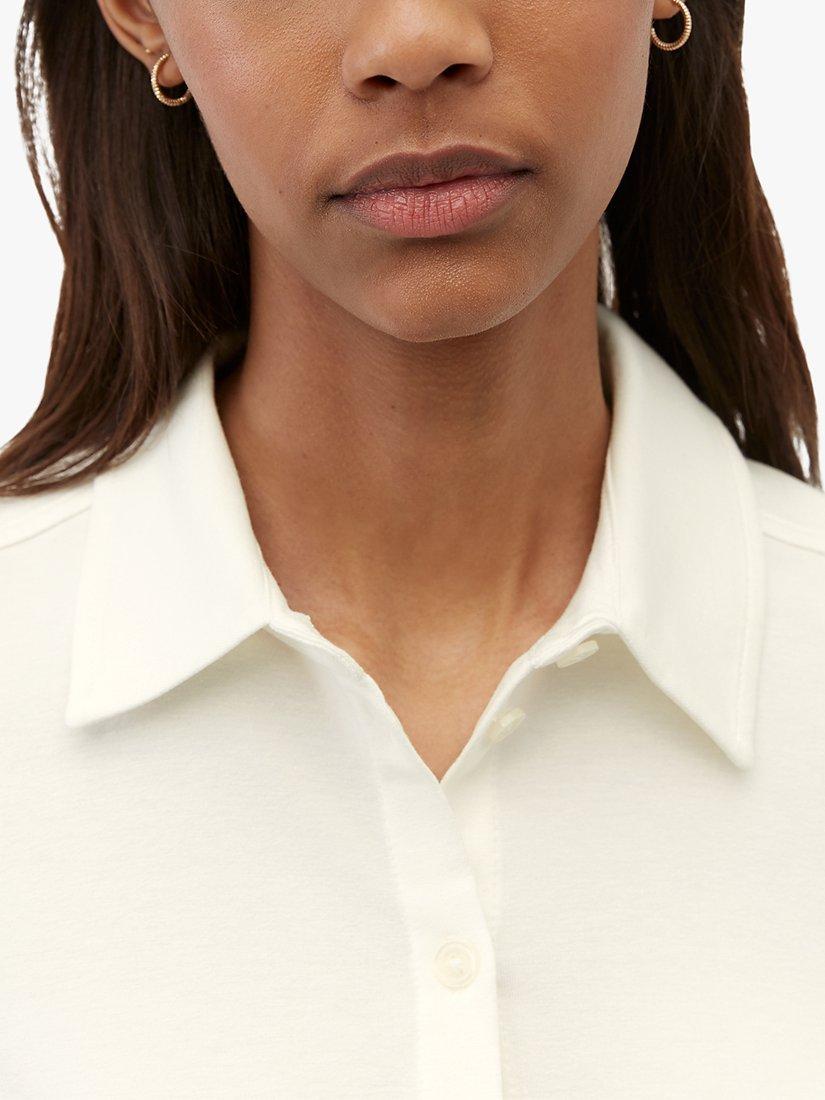Product image 4 of 5, which shows Marc O'Polo Long Sleeve Jersey Shirt, White, XXS