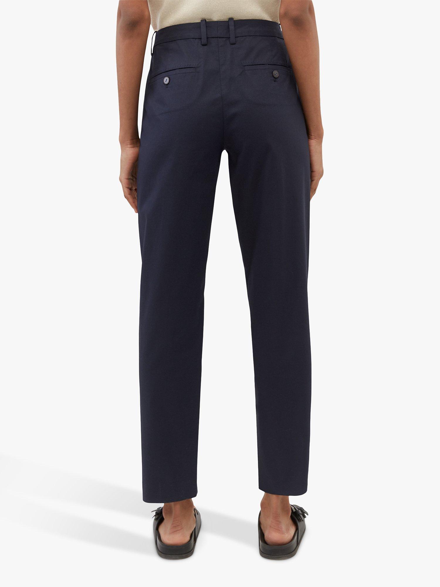 Product image 2 of 5, which shows Marc O'Polo Comfy Slim Fit Trousers, Blue, 6
