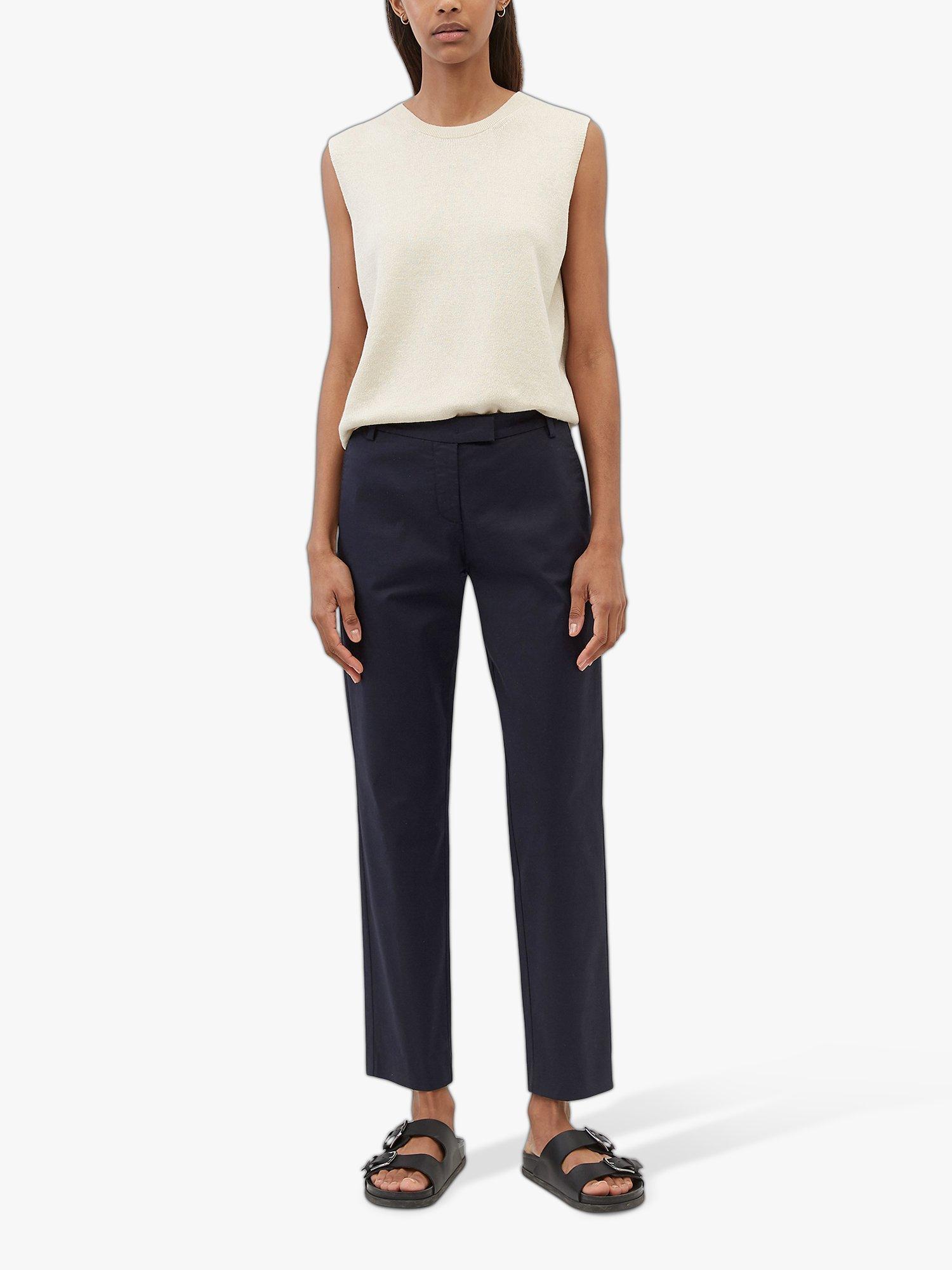 Product image 3 of 5, which shows Marc O'Polo Comfy Slim Fit Trousers, Blue, 6