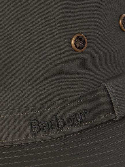 Barbour Dawson Safari Hat, Olive - view 2, Olive