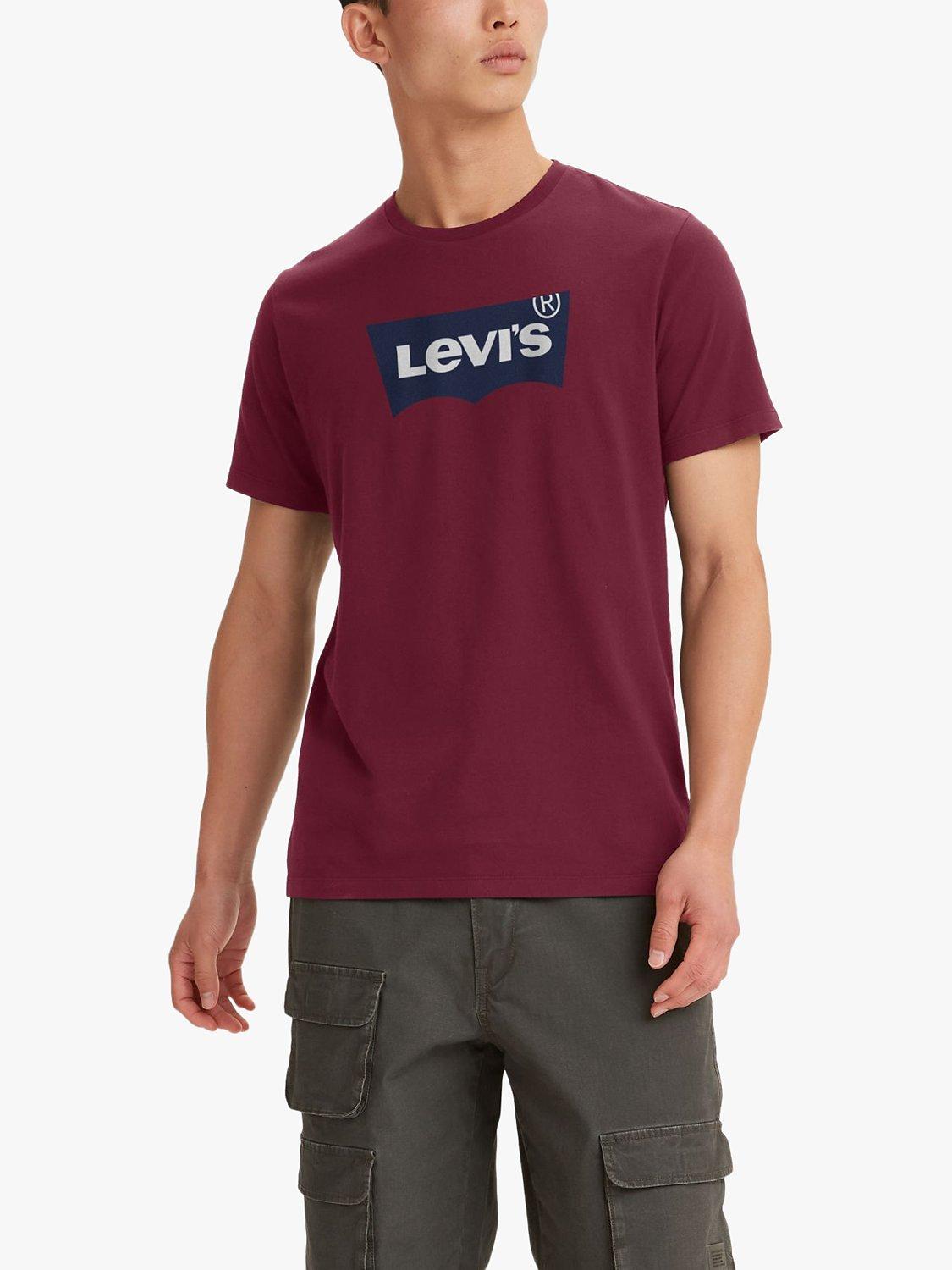 Levi's Original Batwing Logo T-Shirt, Rumba Red, M