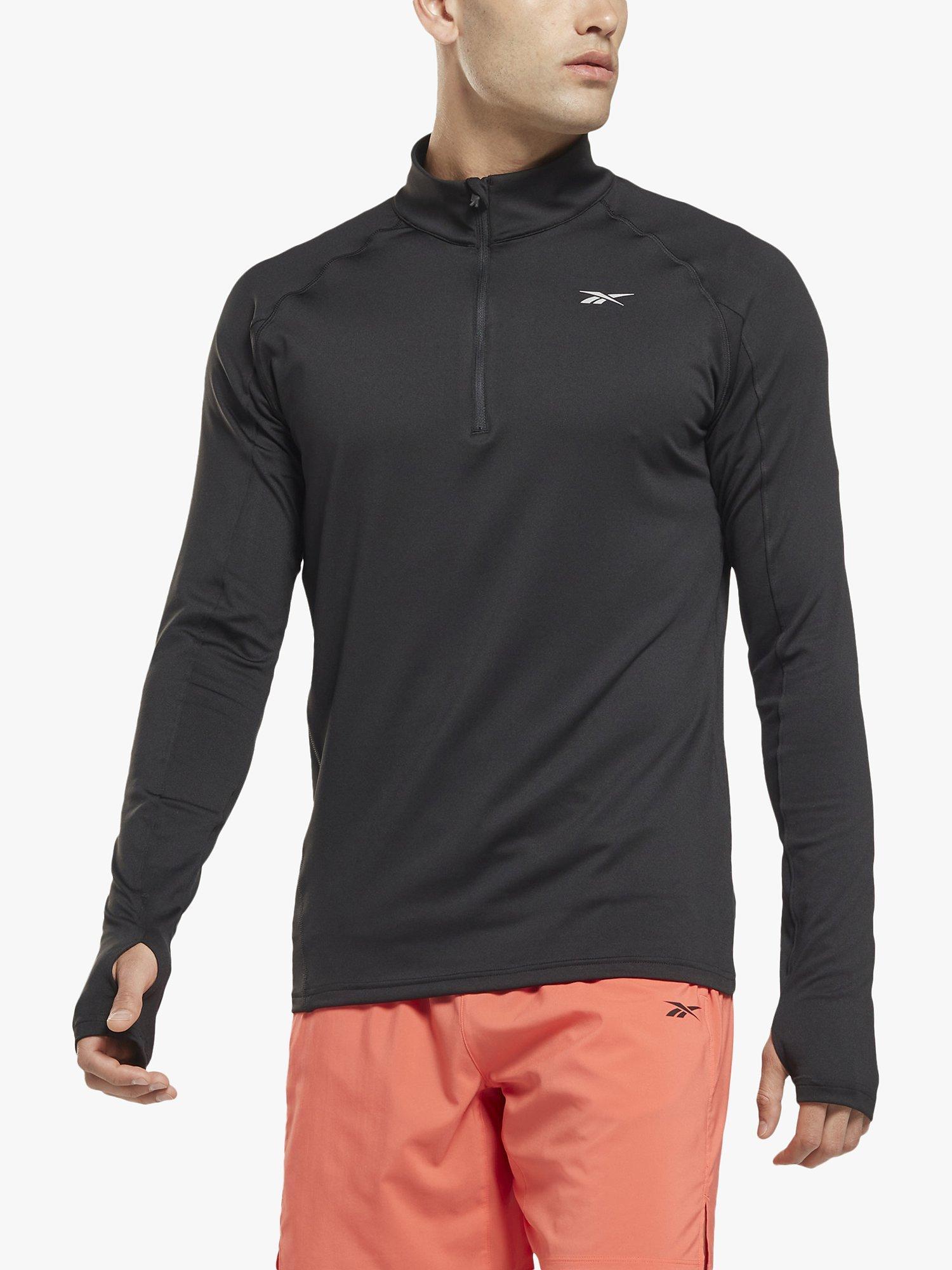 Reebok Quarter-Zip Long Sleeve Running Top