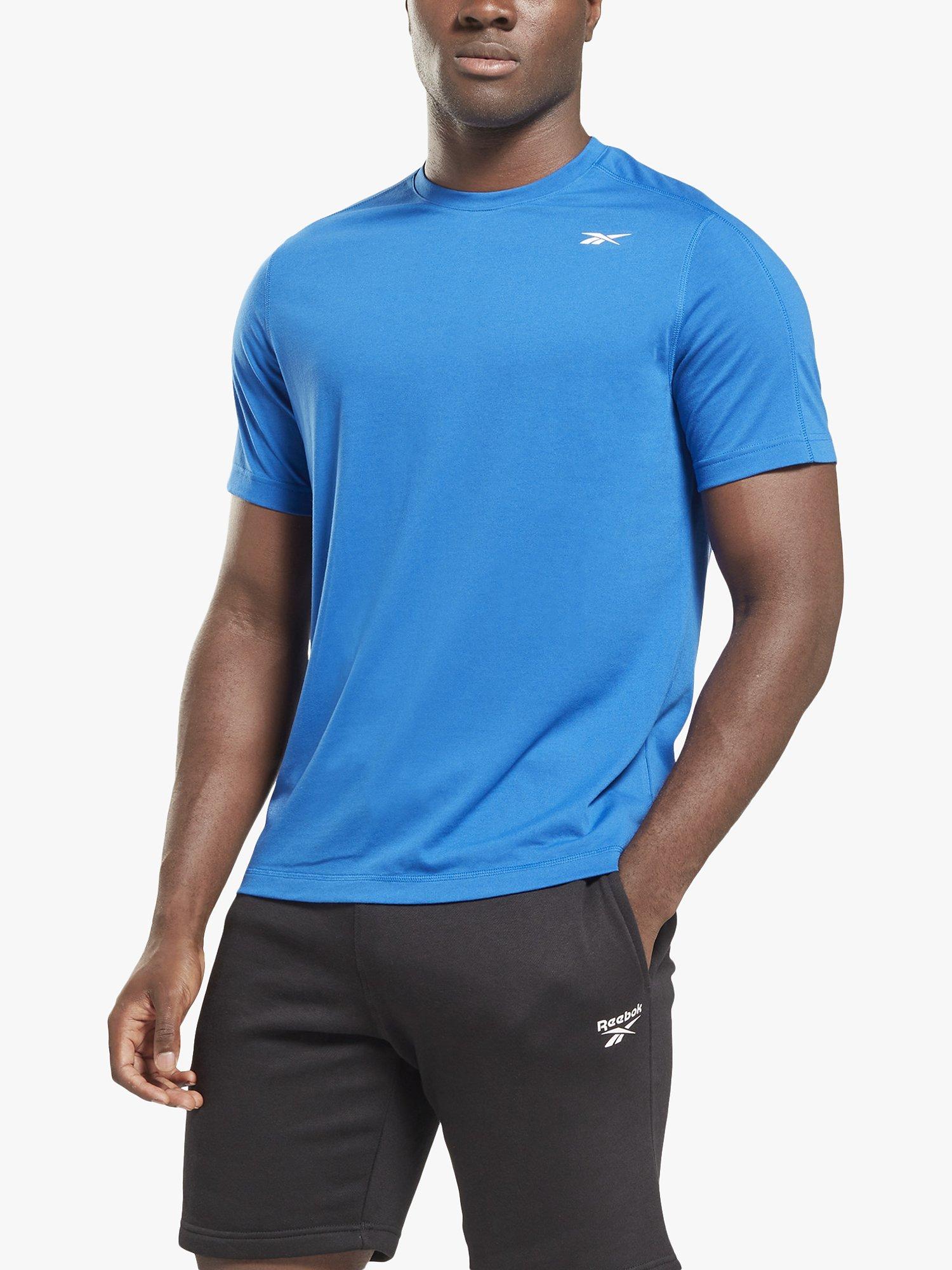 Reebok Training Speedwick Short Sleeve Gym Top, Vector Blue