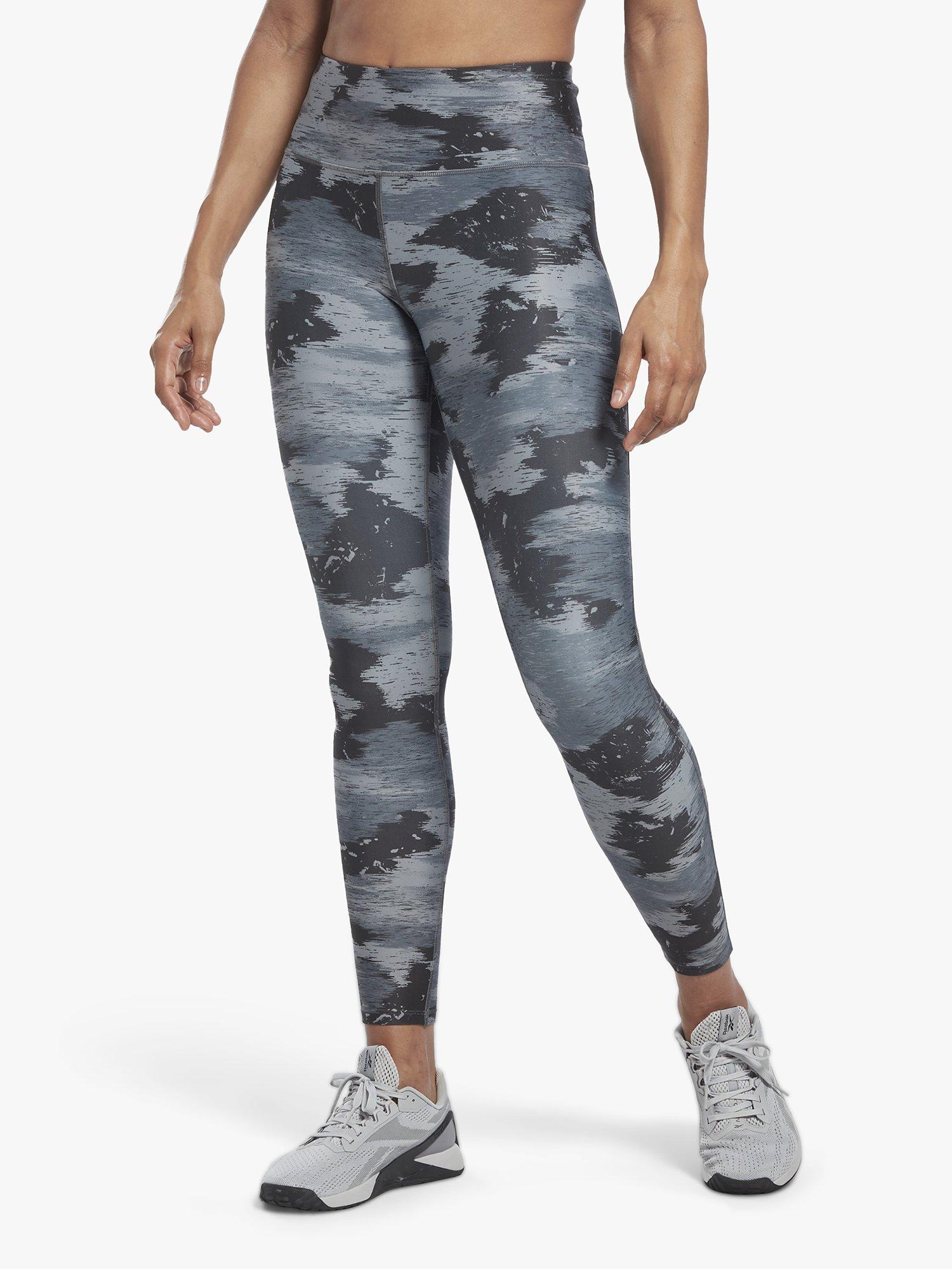 Reebok Workout Ready Camo Print Gym Leggings