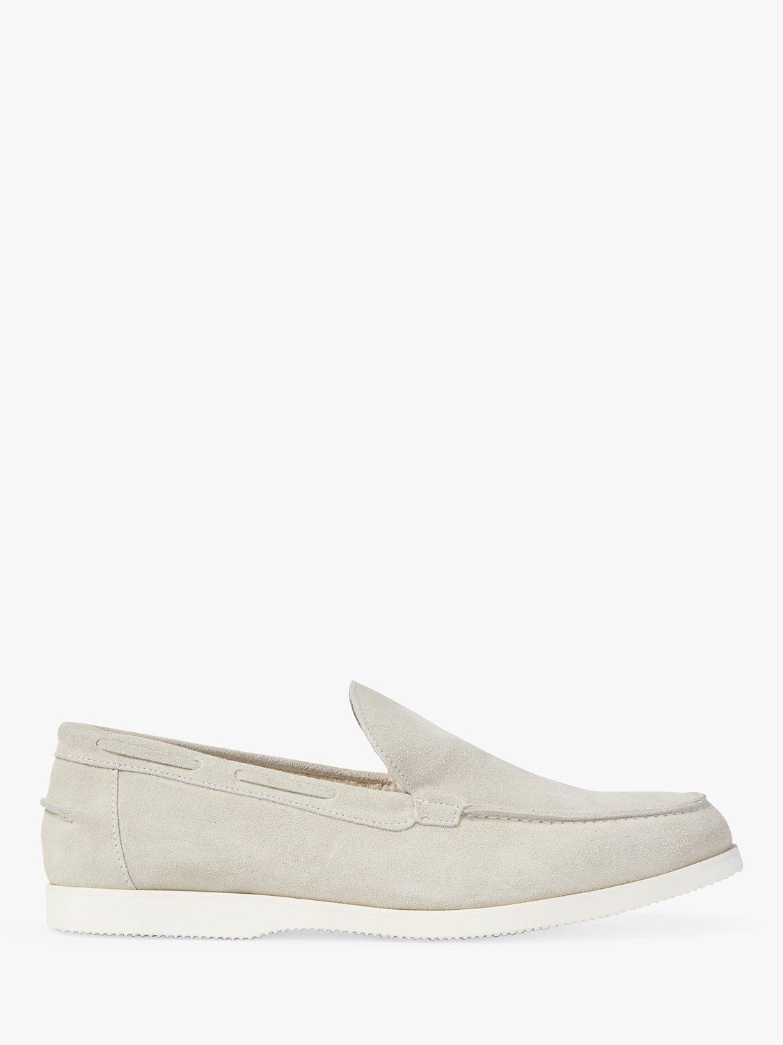 Duke + Dexter Scott Suede Loafers, Off-White, 7