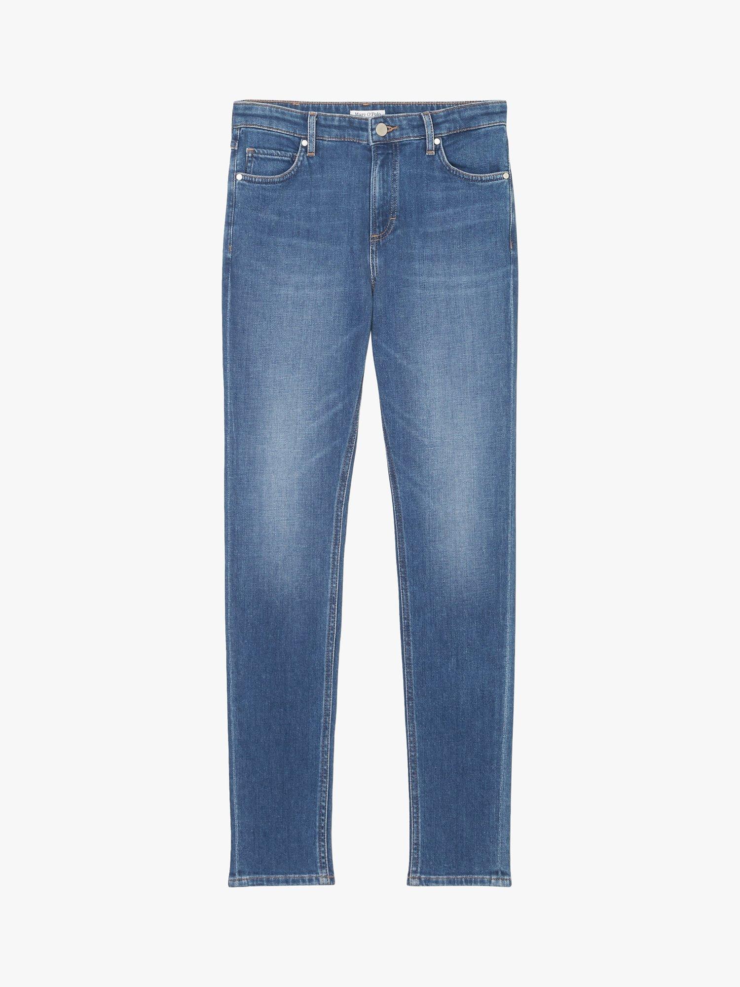 Marc O'Polo Denim High Waist Skinny Jeans, Washed Blue