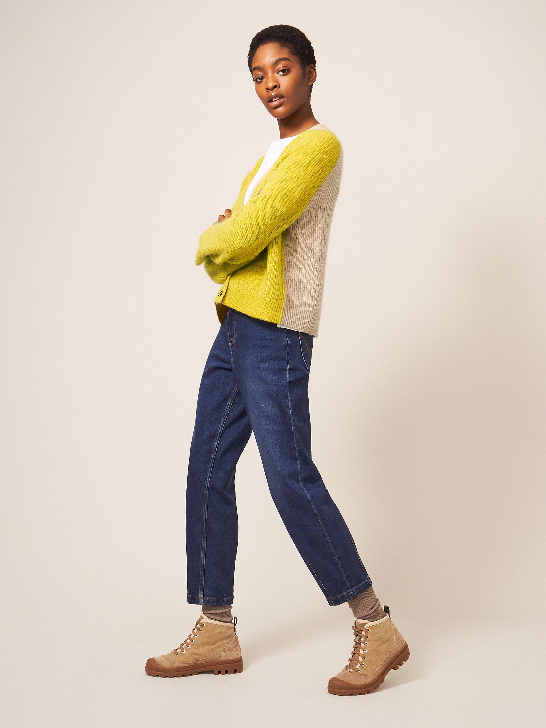 White Stuff Dehlia Wool Blend Cardigan, Yellow