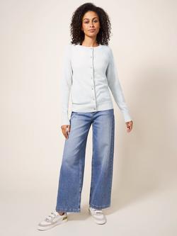 White Stuff Lulu Organic Cotton Cardigan, Natural White