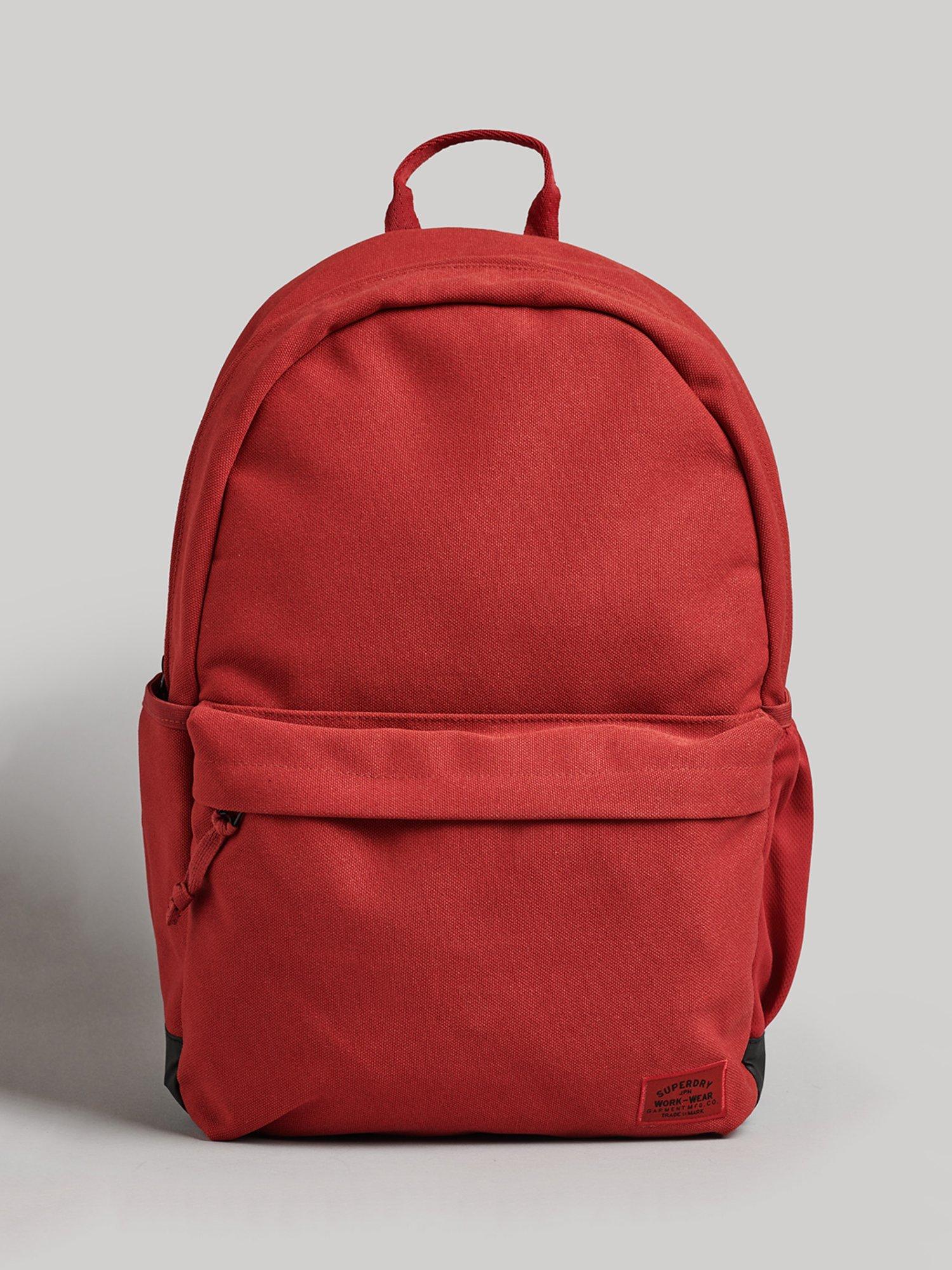Superdry Unisex Essential Montana Backpack, Red, One Size