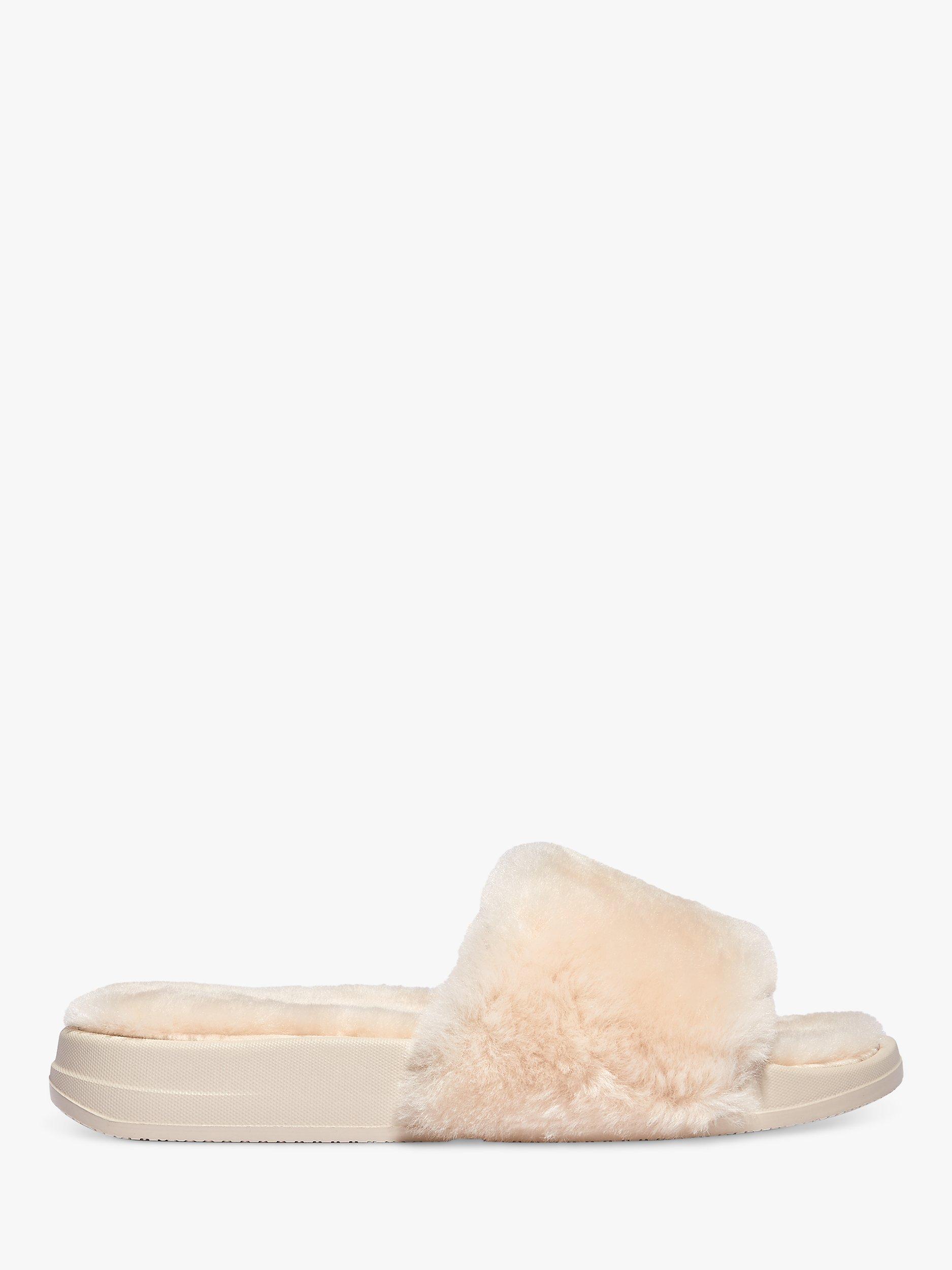 FitFlop IQushion Shearling Sliders, Ivory
