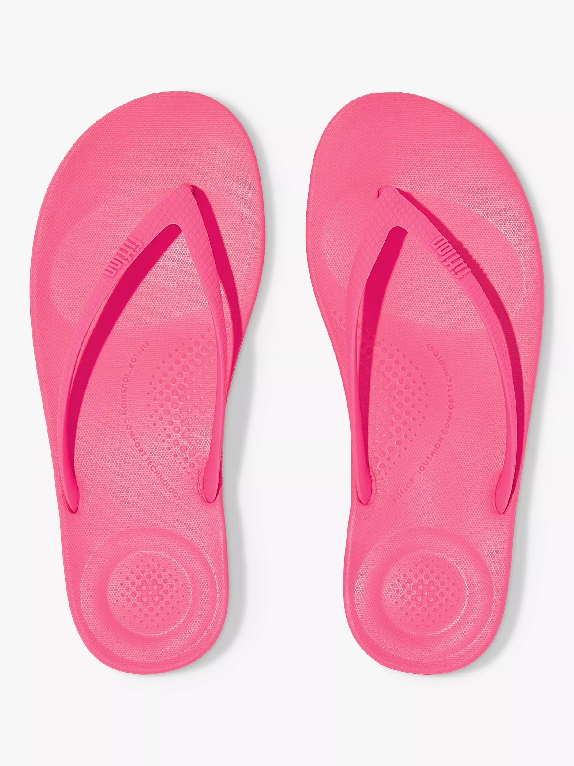 FitFlop IQushion Flip Flops Pop Pink